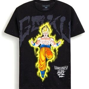 Goku DragonBall Z T-Shirt, Medium, Black.